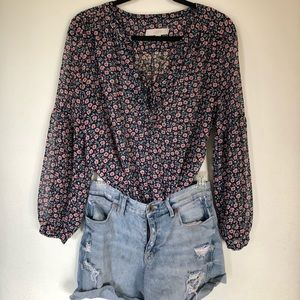 Ann Taylor Loft Boho Blouse
